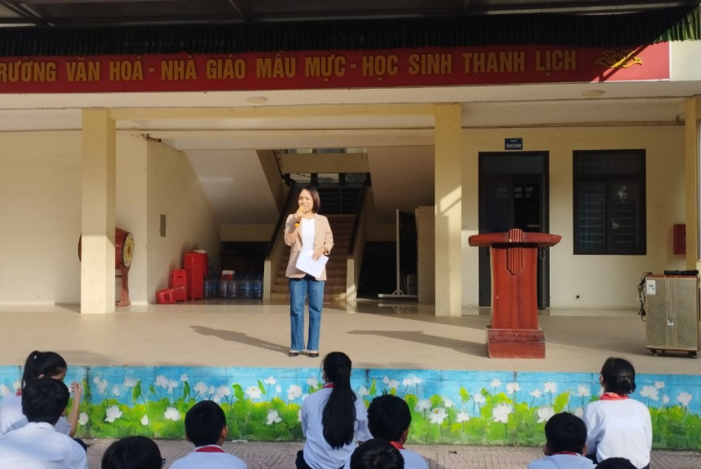 Hào hứng tuần lễ thu gom vỏ hộp sữa, lan tỏa lối sống xanh tại trường THCS Kiều Phú!
