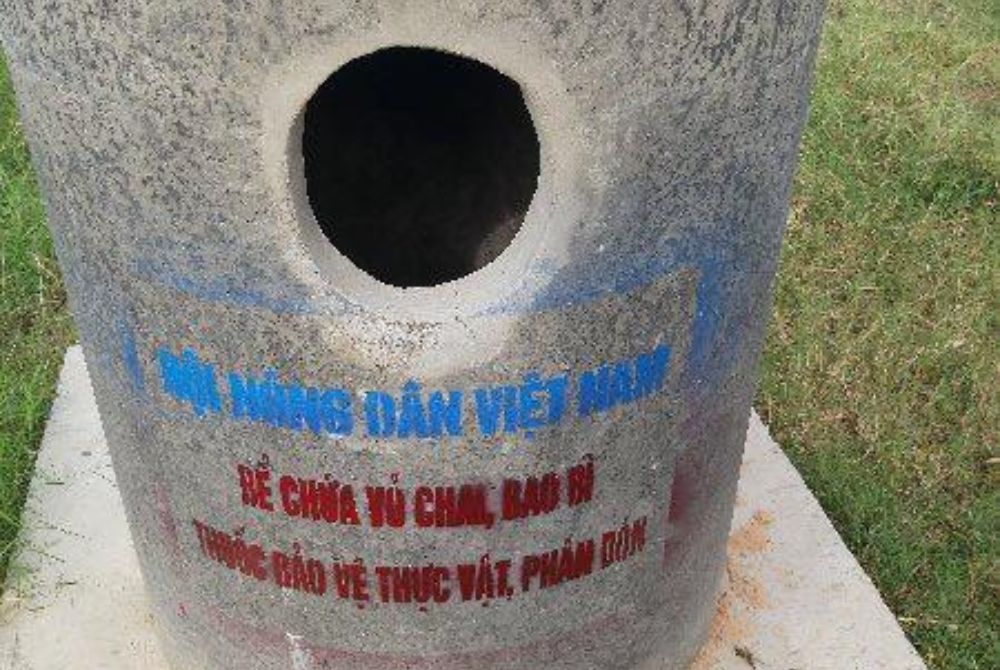 Hội Nông dân huyện Hàm Thuận Bắc tỉnh Bình Thuận triển khai thực hiện mô hình thu gom rác thải, bao bì thuốc bảo vệ thực vật