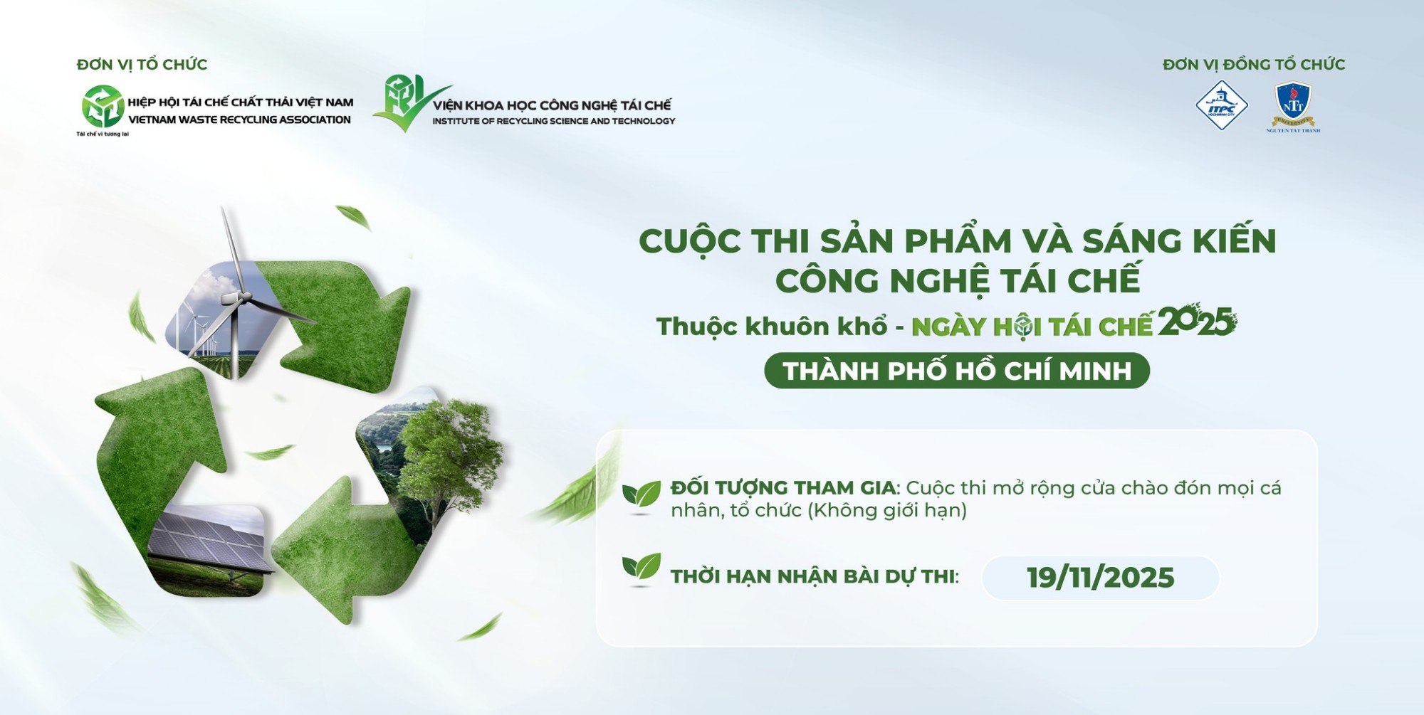 Chung kết và trao giải cuộc thi “Sản phẩm và Sáng kiến Công nghệ Tái chế”