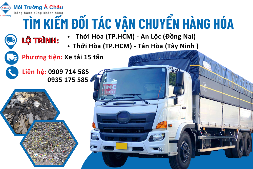 MÔI TRƯỜNG Á CHÂU - TÌM ĐỐI TÁC VẬN CHUYỂN HÀNG HÓA 