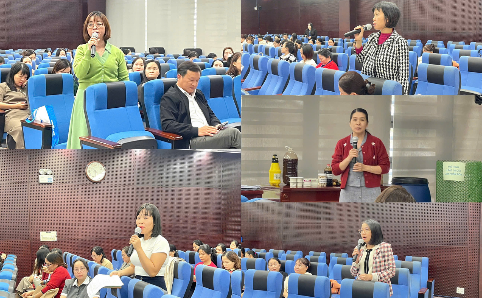 Các đại biểu tham gia trao đổi và thảo luận