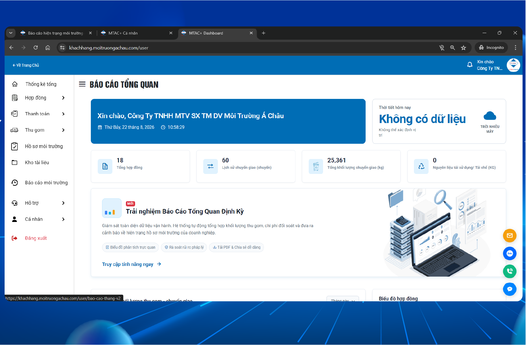 Báo cáo nội bộ hiện trạng môi trường dành cho Doanh nghiệp